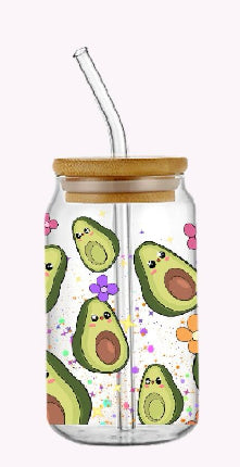 Aguacates y Flores Cup Glass